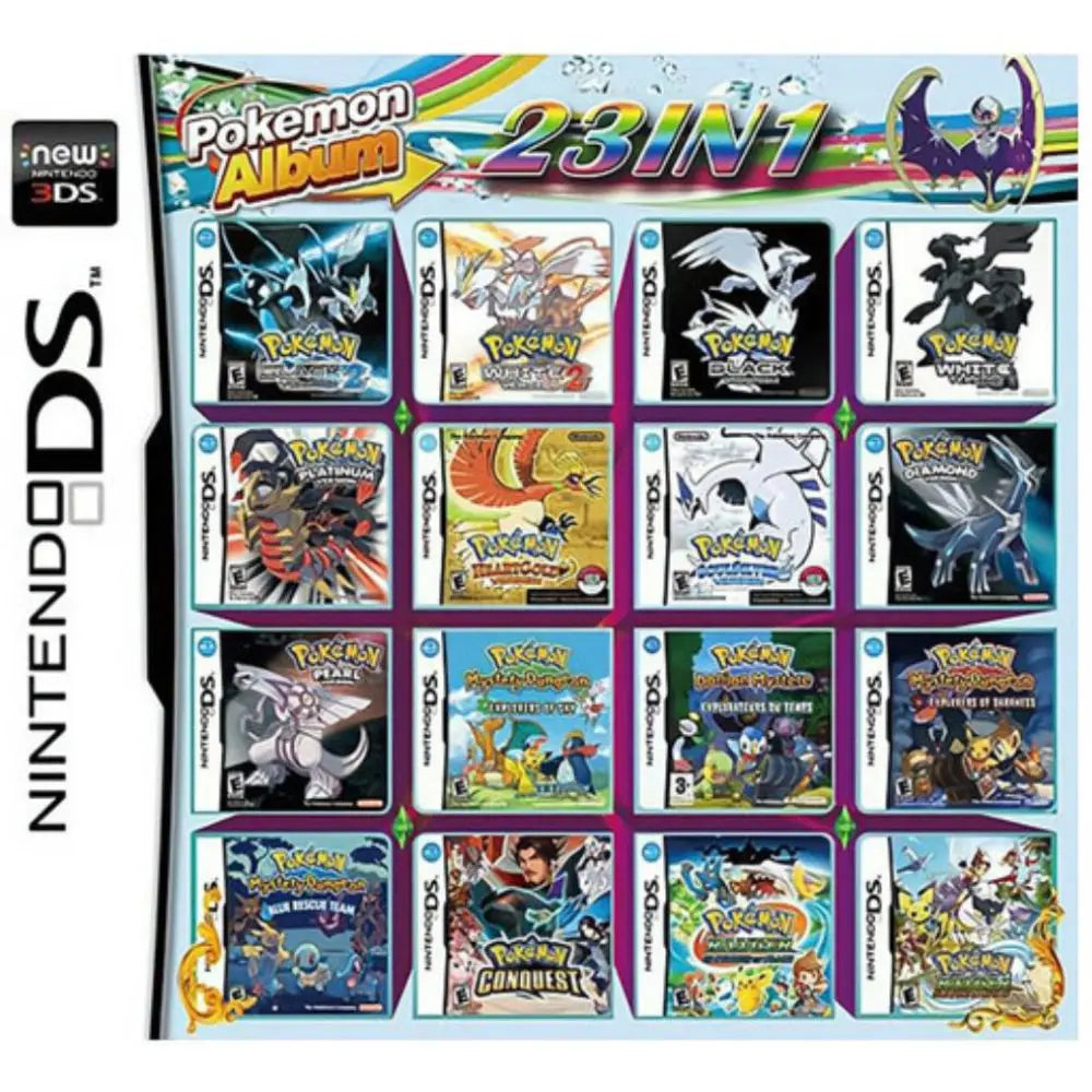 3DS Nintendo Game Card Combined Card 23 In 1