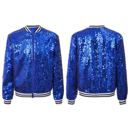 Girls Sequin Baseball Jacket (Age 6-14YRS)