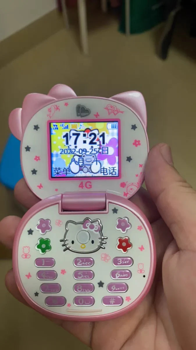 Kid Miss Kitty Flip Phone