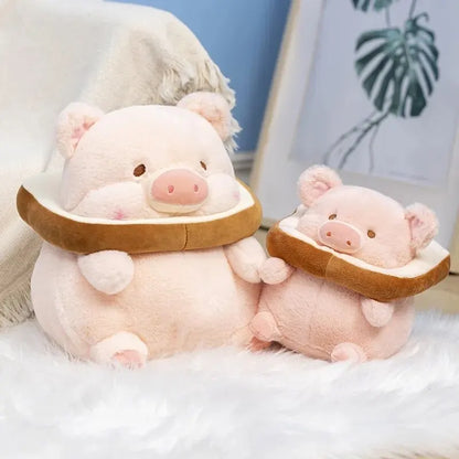 Plush Lulu Pig Bread Plush Toy - 20cm