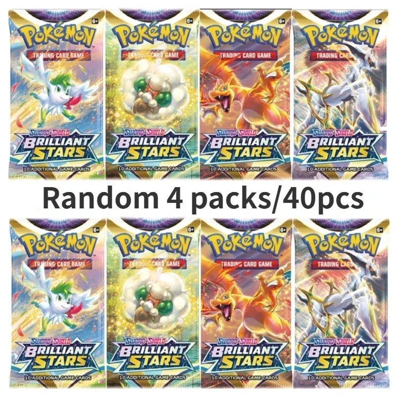 40/80PCS Pokemon Cards Deck Box Pikachu Toys