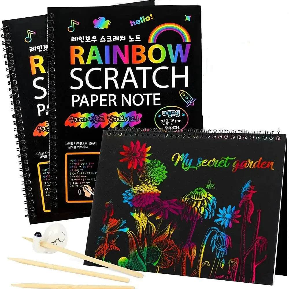 Rainbow Magic Scratch Off Paper Set for Kids