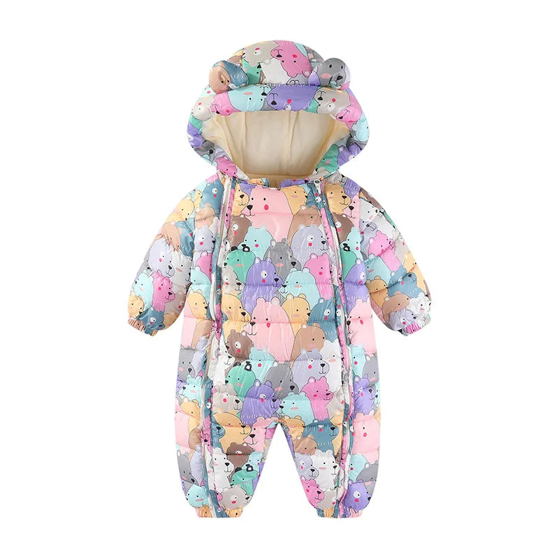 Baby Winter Snowsuit Hooded Outerwear (Newborn-24M)