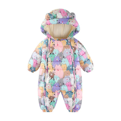 Baby Winter Snowsuit Hooded Outerwear (Newborn-24M)