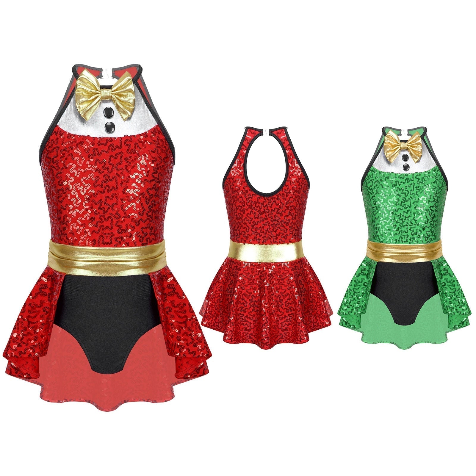 Girls Ringmaster Sequin Romper Halloween (8-18 YRS)