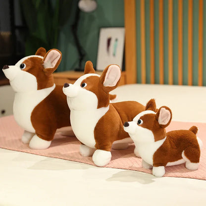 Plush Corgi Dog Stuffed Toy 23-45cm