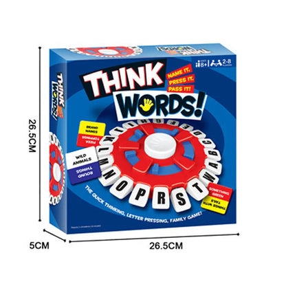 English Think Words Tapple Word Quick Thinking Letter Fast Pressing Game