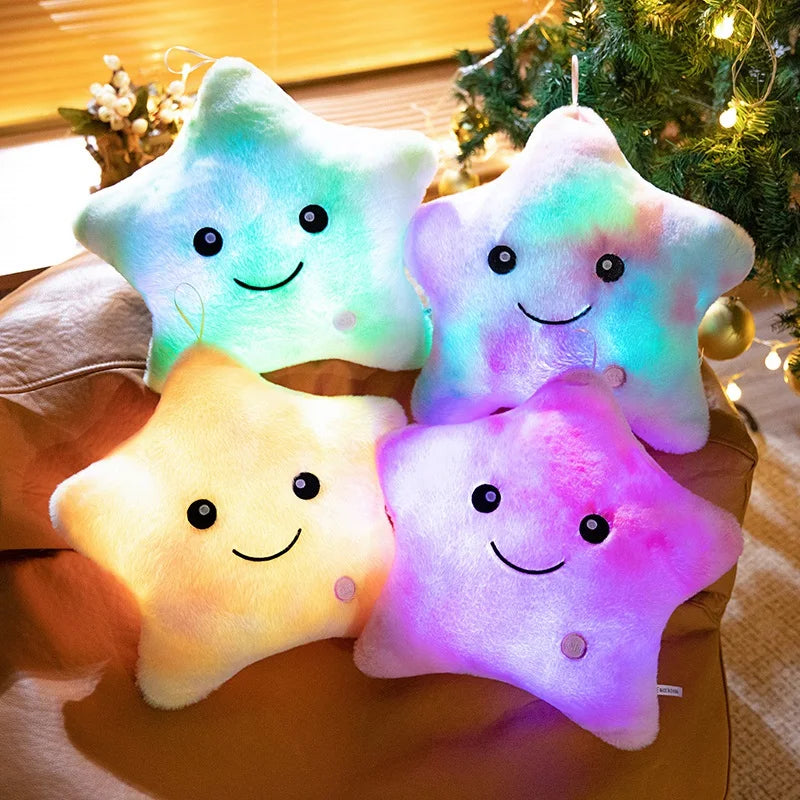 Plush LED Light Star Stuffed Toy - 22-35cm