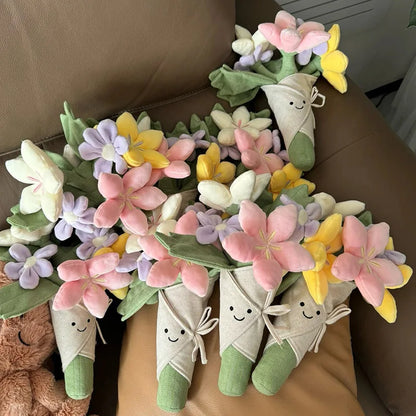 Plush Flower Gift Bouquet Stuffed Toy 11-30cm