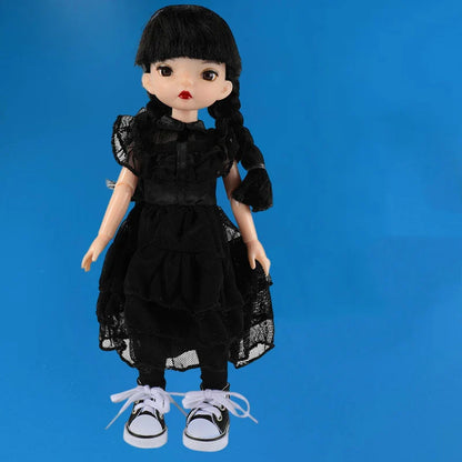 Wednesday Double Jointed Doll 30cm