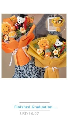 Crochet Flower Sunflower Gift Bouquet