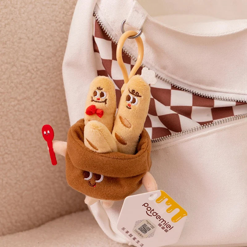 Plush Fast Food & Bread Stuffed Toy