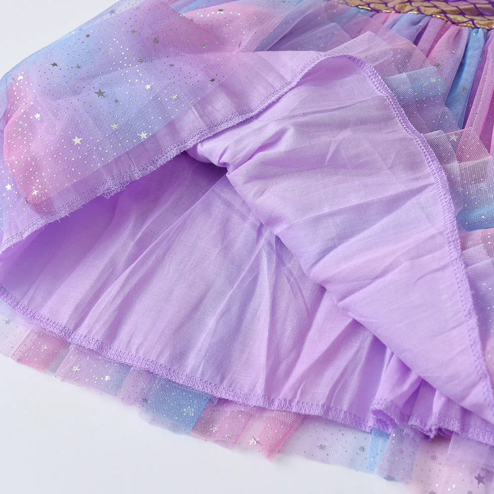 Girls Sleeveless Tulle Dress (Age 3-8YRS)