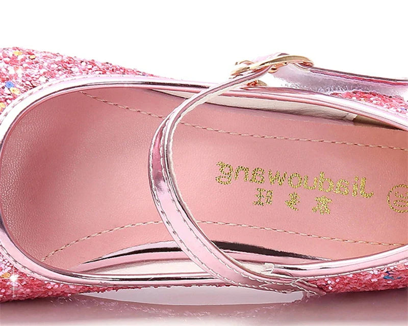 Girls Butterfly Diamond Glitter Shoes