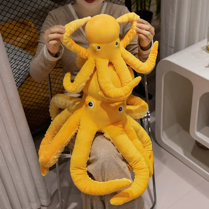 Plush Yellow Octopus Stuffed Toy 30/40/50CM