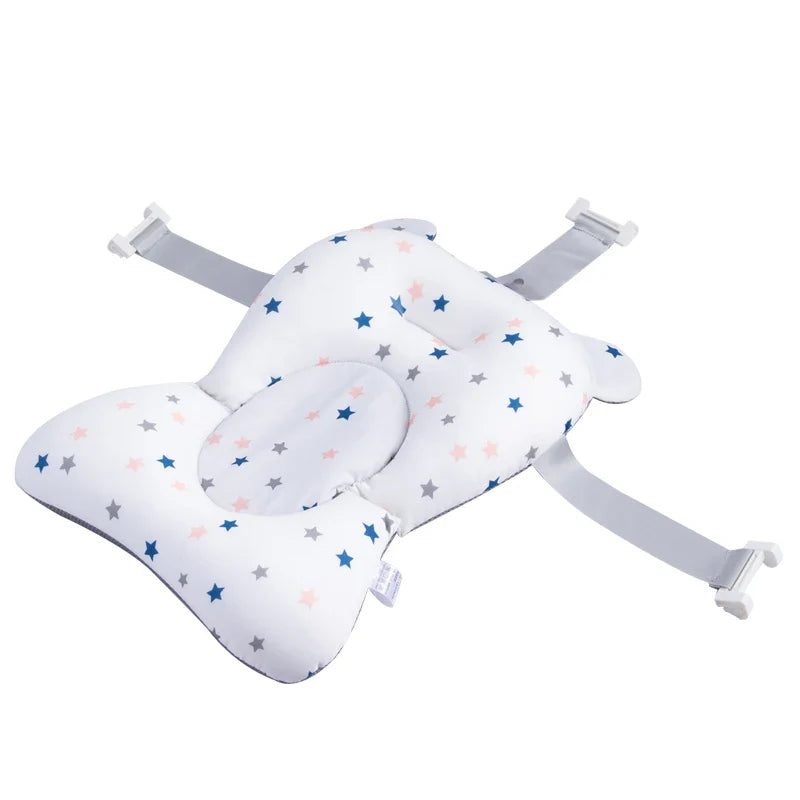 Portable Baby Bath Pad Adjustable Support Seat