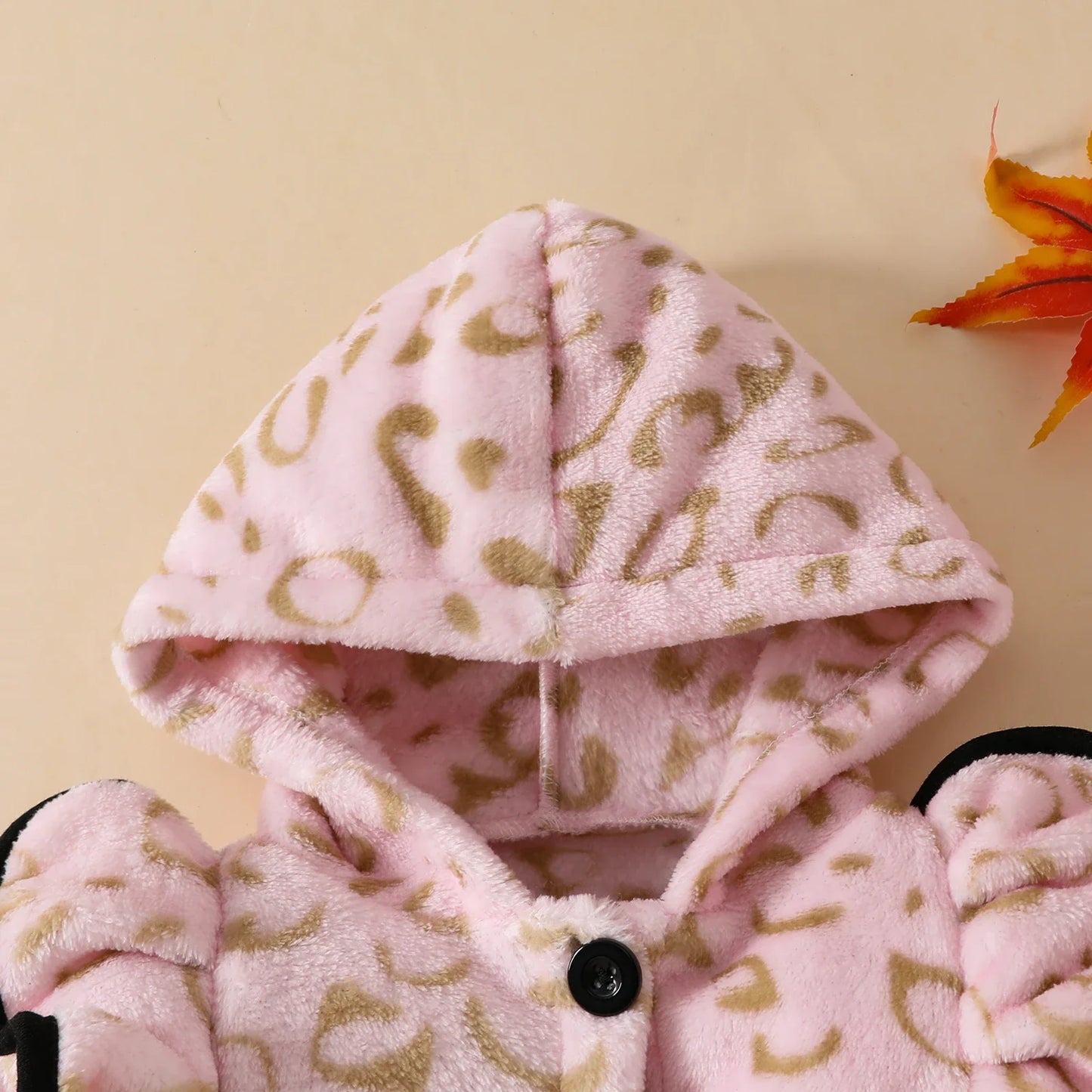 Baby Girls Hooded Long-Sleeved Coat (3M-24M)