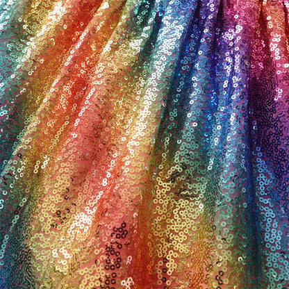 Girls Rainbow Sequin Skirt (Age 3-10YRS)