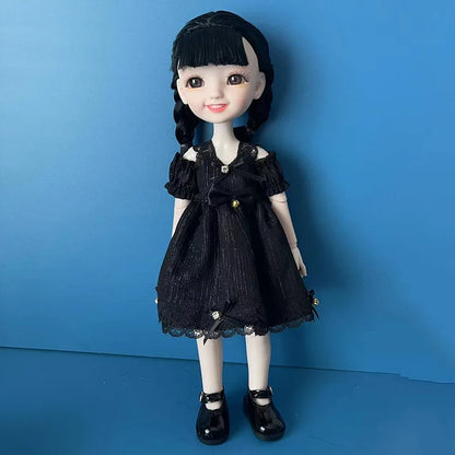 Wednesday Double Jointed Doll 30cm