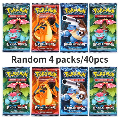 40/80PCS Pokemon Cards Deck Box Pikachu Toys