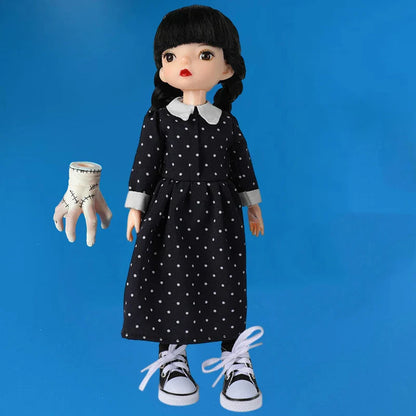 Wednesday Double Jointed Doll 30cm