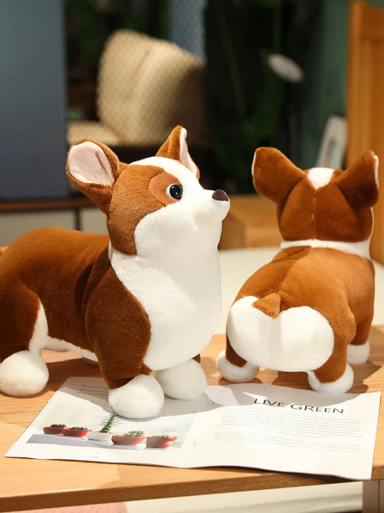 Plush Corgi Dog Stuffed Toy 23-45cm