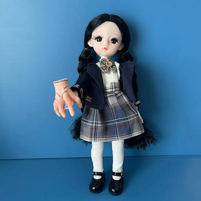 Wednesday Double Jointed Doll 30cm