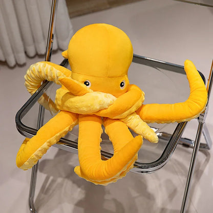 Plush Yellow Octopus Stuffed Toy 30/40/50CM