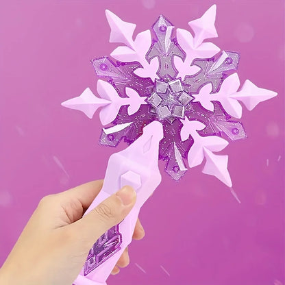 Princess Snowflake Glowing Magic Wand Toy