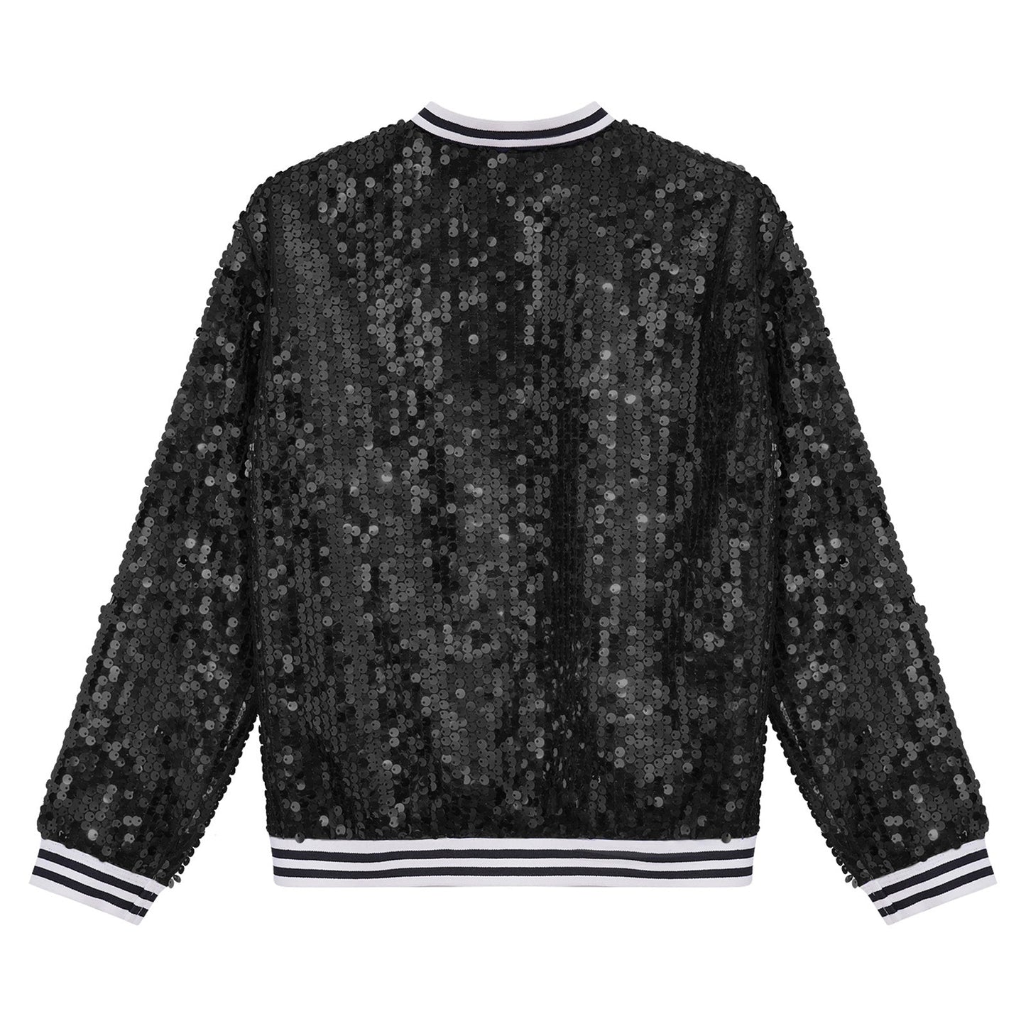 Girls Sequin Baseball Jacket (Age 6-14YRS)