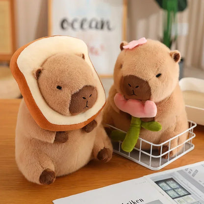 Plush Capybara Bread Stuffed Toy - 30cm