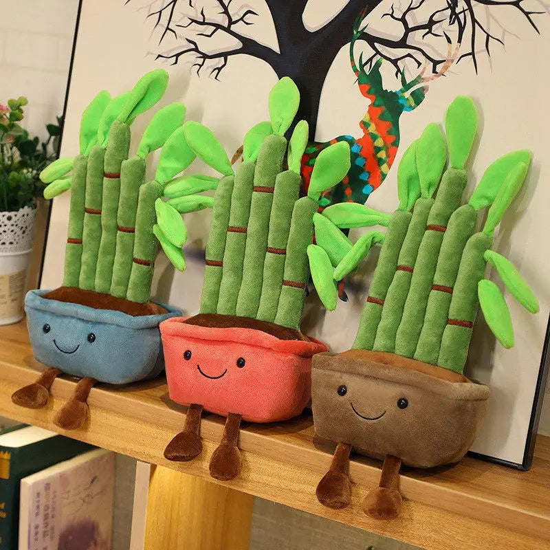 Plush Lucky Bamboo/Dragon Beard Tree Plants Stuffed Toy 30-40cm