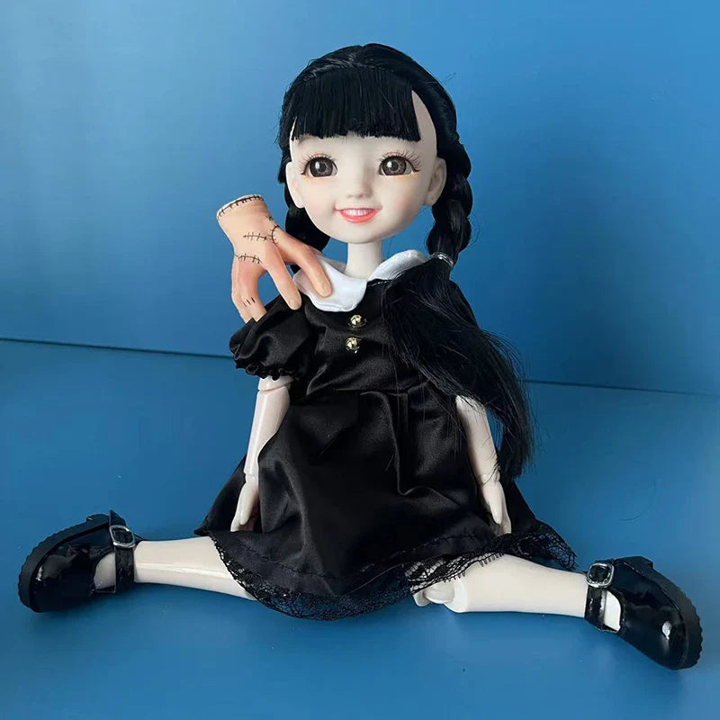 Wednesday Double Jointed Doll 30cm