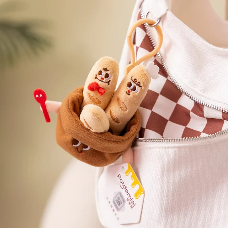 Plush Fast Food & Bread Stuffed Toy