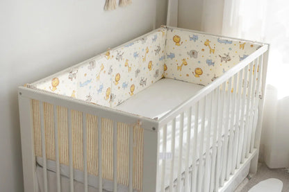 Cartoon Cotton Baby Crib Bumper