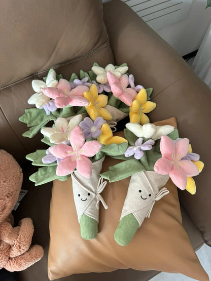 Plush Flower Gift Bouquet Stuffed Toy 11-30cm