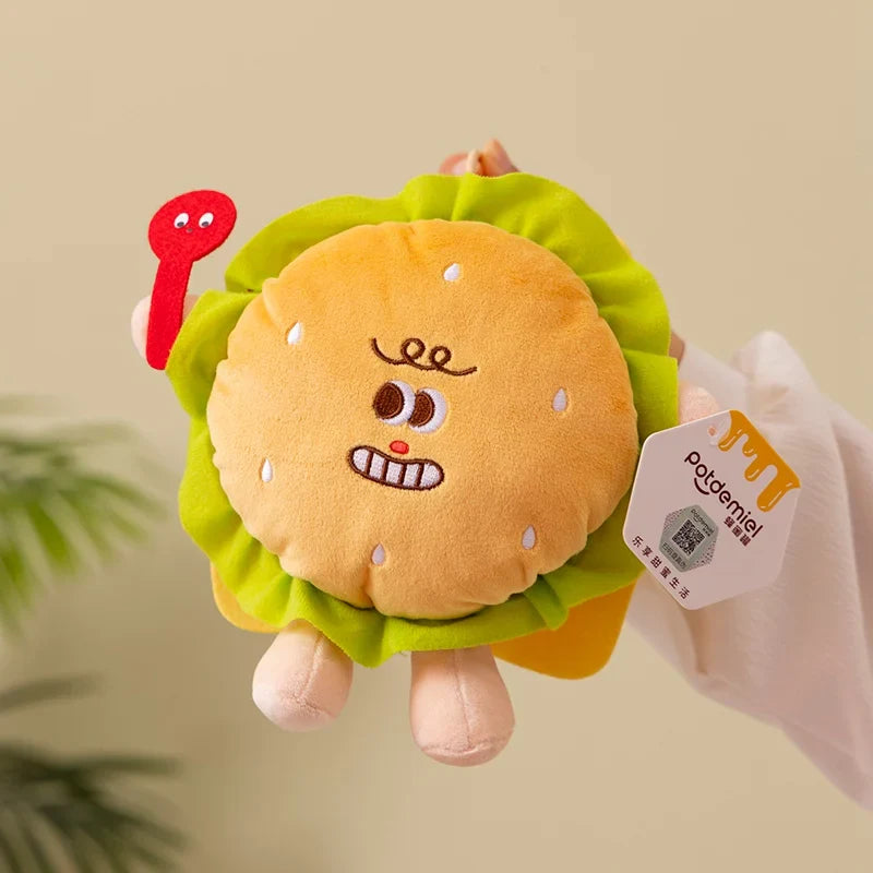 Plush Fast Food & Bread Stuffed Toy