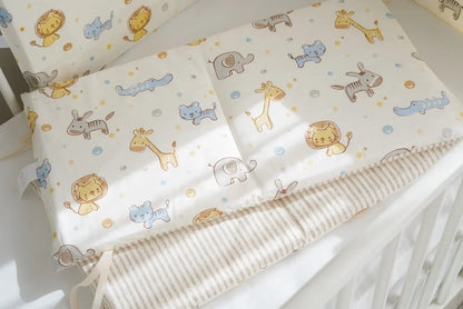 Cartoon Cotton Baby Crib Bumper