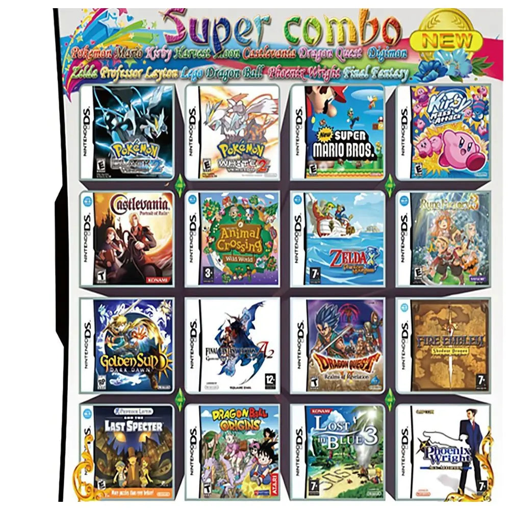 3DS Nintendo Game Card Combined Card 23 In 1