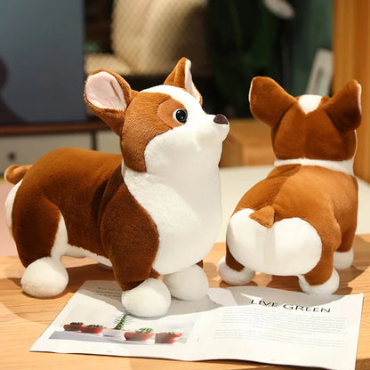 Plush Corgi Dog Stuffed Toy 23-45cm