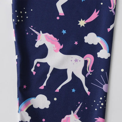 Girls Unicorn Leggings Skirt (Age 3-12YRS)