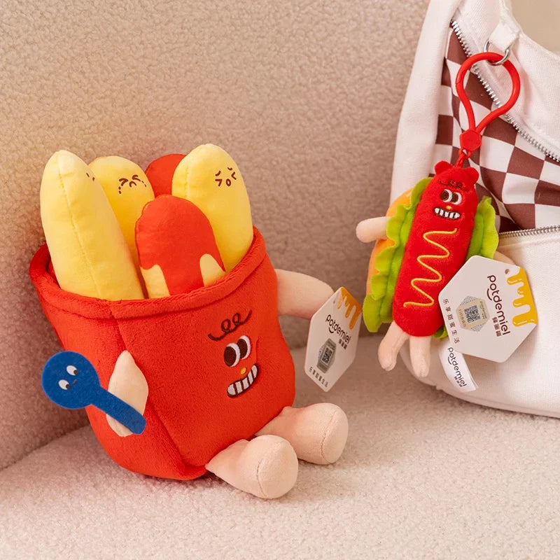 Plush Fast Food & Bread Stuffed Toy