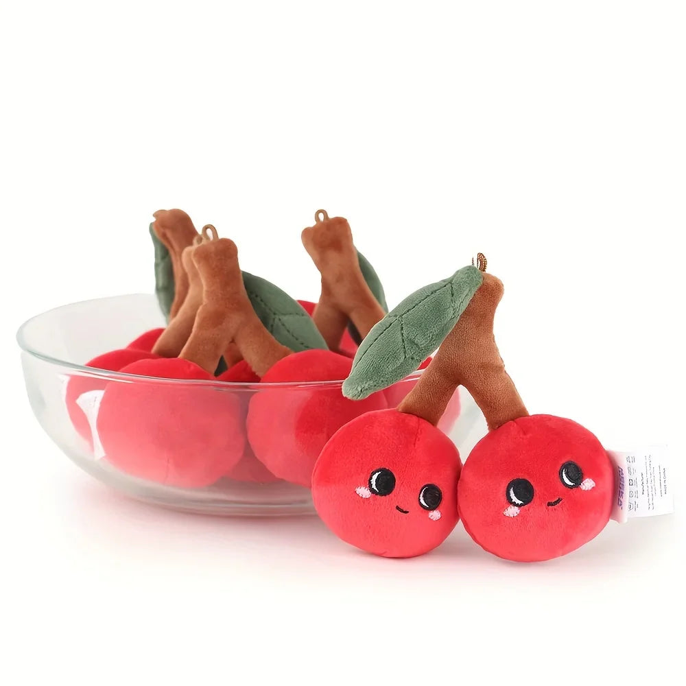 Plush Cherry Stuffed Toy - 10cm