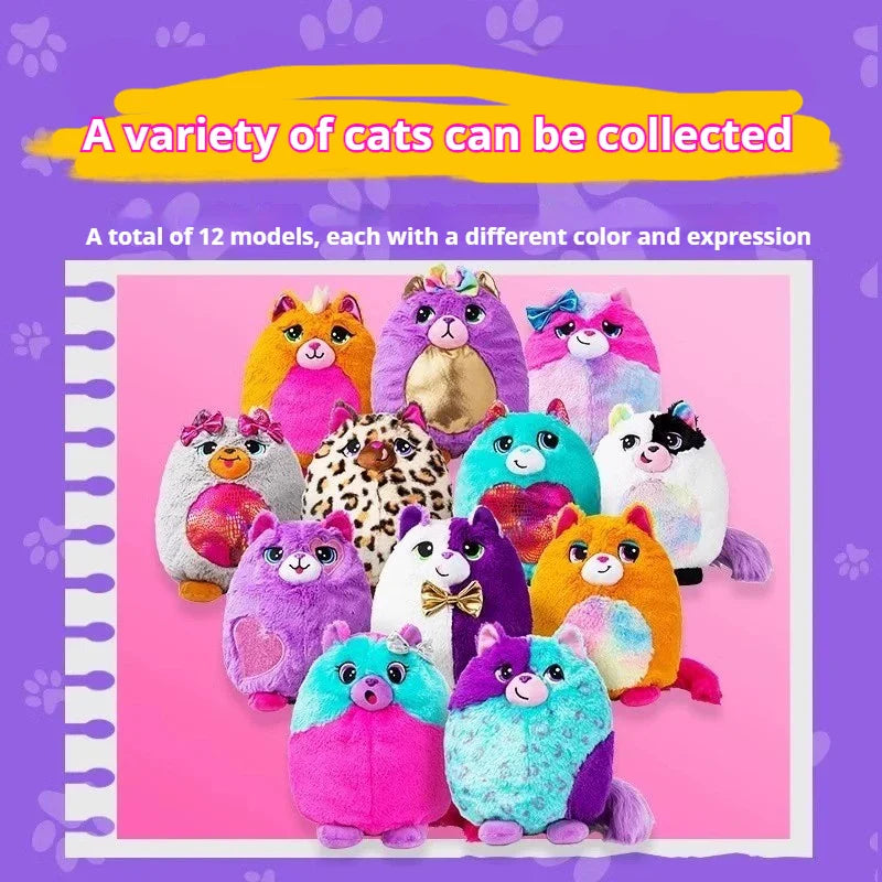 Plush Misfittens Cat Surprise Stuffed Toy