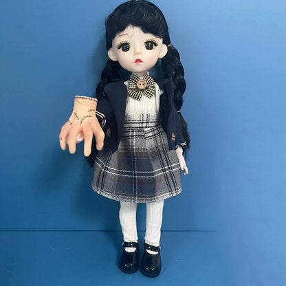 Wednesday Double Jointed Doll 30cm