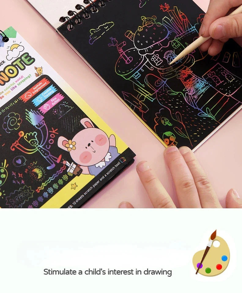 Rainbow Magic Scratch Off Paper Set for Kids