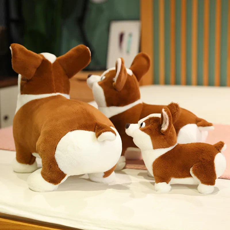 Plush Corgi Dog Stuffed Toy 23-45cm