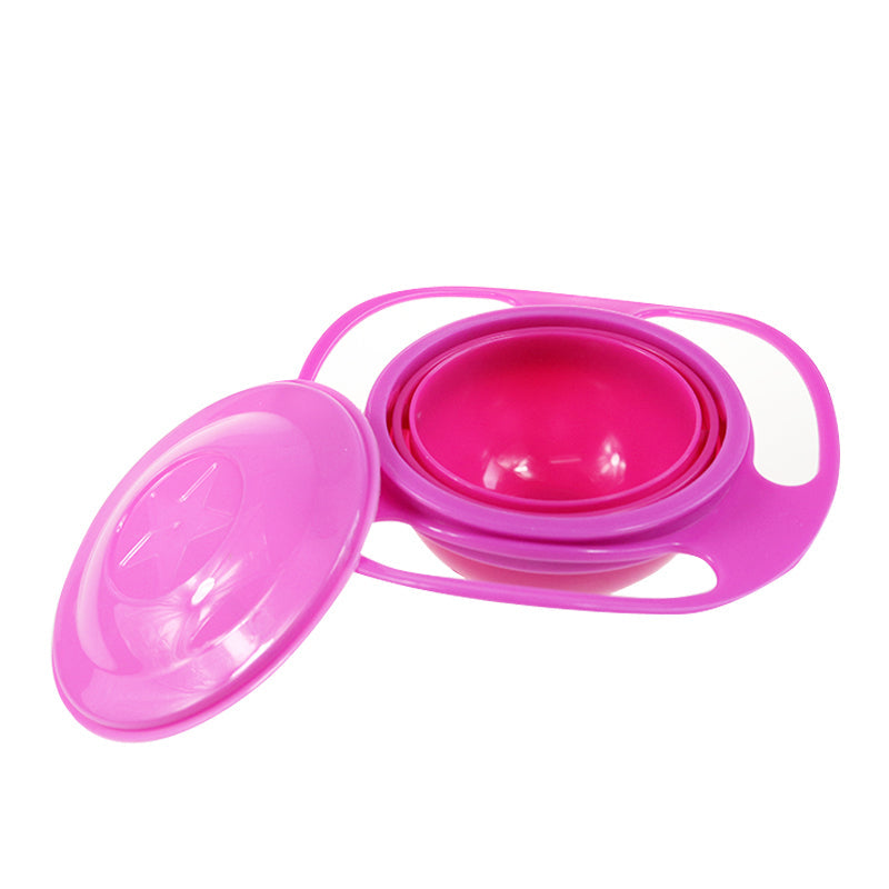 Baby Non Spill 360 Rotating Feeding Bowl