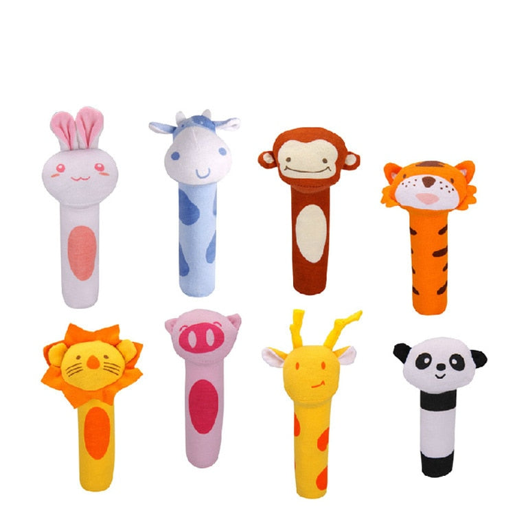 Baby Soft Plush Hand Rattle