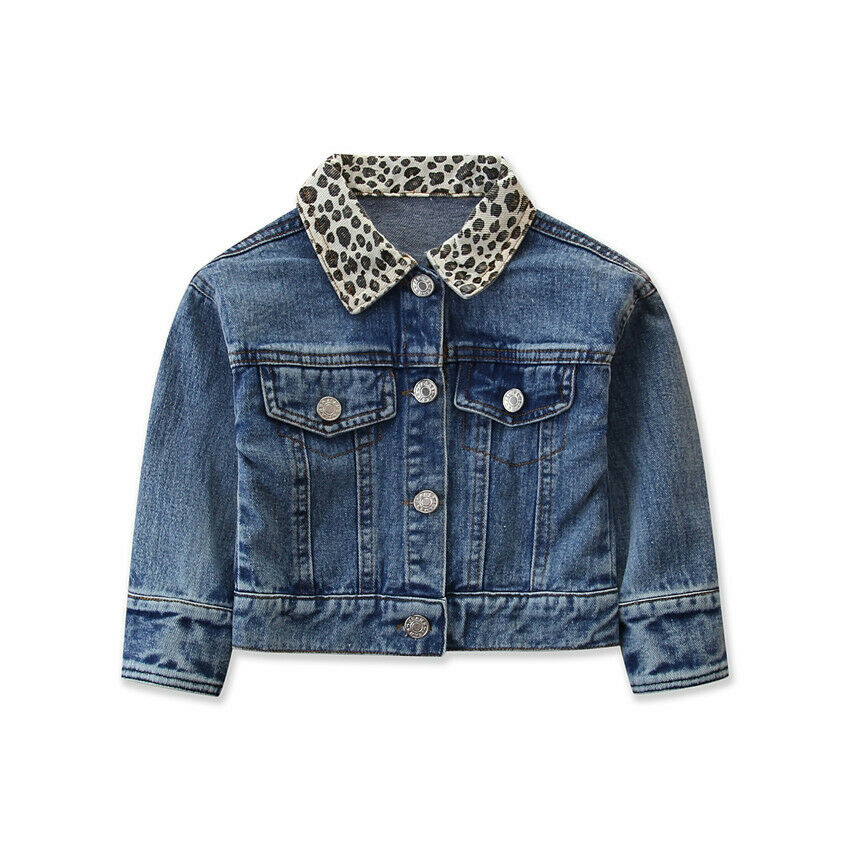 Girls Jacket Blue Denim Jacket (Age 12M-5YRS) Blue